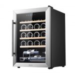 Cave  vin - cecotec - bolero grandsommelier 2050 - 20 bouteilles - inox - compresseur silencieux