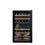 Cave � vin double zone la sommeli�re ls35dz ? 33 bouteilles ? ultra silencieuse ? 4 clayettes bois ? ...