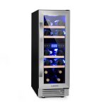 Cave  vin - klarstein vinovilla duo 17 - 53 l / 17 bouteilles - 2 zones