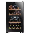 Cave  vin ls51. 2zblack temprature double zone - 50 bouteilles - la sommelire