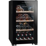 Cave  vin - la sommeliere - ls52black - 52 bouteilles - panneau digital - inox