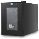 Cave  vin mywave ty - k601 - autonome - 6 bouteilles - noir