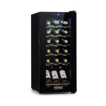 Cave  vin rfrigre compacte klarstein shiraz 18 slim uno - 18 bouteilles - noire