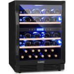 Cave  vin rfrigre klarstein vinovilla onyx43 - 129l / 43 bouteilles - 2 zones de temprature