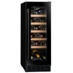 Cave  vin encastrable cbu20s2b la sommelire ? 20 bouteilles ? 5 clayettes bois ? 5 - 20c ? porte anti ...
