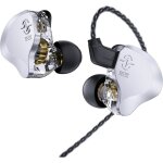 Ccz dc02 iem �couteurs planar ears monitordj casque audio filaire avec double circuit magn�tique ddoreillette ...