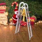Cd - père noël électrique grimpant sur une échelle pour sapin de noël décoration dintérieur ou dextérieur ... Cd - père noël électrique grimpant sur une échelle pour sapin de noël décoration dintérieur ou dextérieur ...