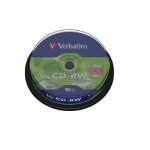 Cd - rw verbatim datalifeplus - 700 mo 10x - lot de 10