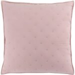 Housse de coussin 40 x 40 cm microfibre bicolore mellow chic rose / blanc