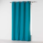Rideau à ?illets 140 x 280 cm microfibre uni absolu bleu - cdaffaires Rideau à ?illets 140 x 280 cm microfibre uni absolu bleu - cdaffaires