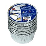 Cdp - lot 10 ramequins aluminium
