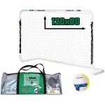 Cdts but de foot tubes mtalliques 120x80 cm avec filet + ballon de foot