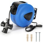 Cecaylie enrouleur �lectrique automatique 20m fixation murale rallonge �lectrique enrouleur c�ble - avec ...
