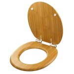 Cecipa max - abattant wc - bois - forme o - 440x374mm - fermeture douce - charge 175 kg