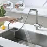 Robinet de cuisine - cecipa® - extractible - acier inoxydable 304 - douchette amovible - pivotant 360° ... Robinet de cuisine - cecipa® - extractible - acier inoxydable 304 - douchette amovible - pivotant 360° ...