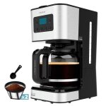 Cecotec cafetire  goutte programmable coffee 66 smart plus: 980 w capacit 12 tasses cran lcd 15 l ...