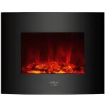 Cecotec chemine lectrique ready warm 2600 curved flames. 26 2000 w 2 niveaux de puissance 25 m2 tlcommande ...