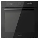 Four encastrable - cecotec - airfryer glass black - 81l - 11 fonctions - noir