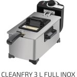 Cecotec friteuse cleanfry 3l full inox
