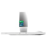 Cecotec hotte pyramidale 90 cm bolero flux pt 904400 inox (a + + + ). verre frontal blanc 4495 m� / h. ...