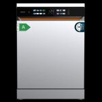 Cecotec lave - vaisselle pose libre 60 cm bolero aguazero 6900 inox. 15 couverts 8 programmes classe ...