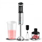 Cecotec mixeur � main power neutron 1100max cream&crush puissance maximale de 1100w 4 lames avec rev�tement ...