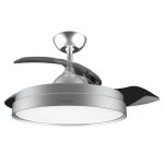 Cecotec ventilateur de plafond energysilence aero 4280 invisible steel