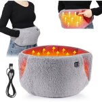 Ceinture chauffante menstruelle - chauffe - hanches � 3 niveaux de chaleur - soulage les douleurs menstruelles ...