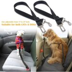 Ceinture chien voiture 2 pi�ces harnais voiture chien voiture universel ceinture de s�curit� chien ind�chirabl ...