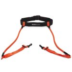 Ceinture de couloir de buddyswim stationary - noir / orange - tu