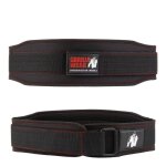 Ceintures de force gorilla wear womens lifting belt - noir / rouge - blanc - musculation - haltrophilie ...