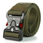 Ceinture homme femme xjydncg ceinture tactique en nylon avec boucle � lib�ration rapide 120 cm - vert ...