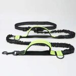 Ceinture laisse extensible mains libres pour courir avec son chien rflchissante pour petit moyen et ...