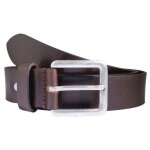 Ceinture leonardo verrelli marron cuir v�ritable 140 cm pour homme originale xxl