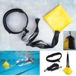 Ceinture de nageprofessionnel parachute de natation piscine formateur entranement de force bande de ...