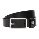 Ceinture noire femme calvin klein jeans square buckle