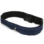 Ceinture portefeuille antivol - - - poche zippée pour argent - grande capacité - noir Ceinture portefeuille antivol - - - poche zippée pour argent - grande capacité - noir