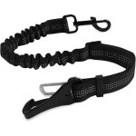 Ceinture de sécurité pour chien - double boucle - noir Ceinture de sécurité pour chien - double boucle - noir