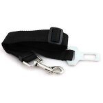 Ceinture de s�curit� - happyhomy - laisse � clip - noir - pour chiens - voiture