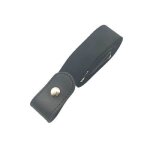 Ceinture en toile - le noir - taille 50 - 130 cm - lastique - sans boucle - pour femmes