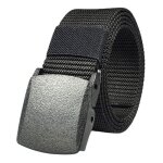 Ceintures de travail pour hommes ceintures pour hommes ceinture en nylon ajustable sans boucle m�tallique ...