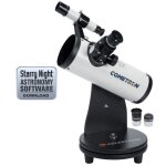 T�lescope - celestron - cometron firstscope - 76 mm - l�ger et portable - blanc