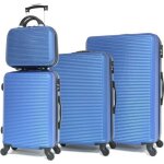 Celims france - set de valise 4 pièces lot de valise valise avec vanity abs bleu Celims france - set de valise 4 pièces lot de valise valise avec vanity abs bleu