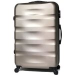Celims france - valise grande taille aerowave taille soute 23kg 75cm serrure intégré abs champagne Celims france - valise grande taille aerowave taille soute 23kg 75cm serrure intégré abs champagne