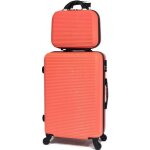 Valise week - end set - celims - 65cm - rigide - lgre - orange
