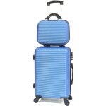Celims france - valise cabine 55x35x25 easyjet avec vanity week - end valise cabine 55cm valise abs cadenas ...