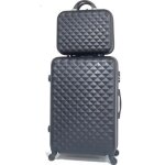 Valise grande taille - celims - 75cm - 90 litres - serrure intégrée - abs noir Valise grande taille - celims - 75cm - 90 litres - serrure intégrée - abs noir