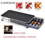 Celldeal café porte - dosette tiroir de rangement capsules organisateur support pour 40 pièces nespresso ... Celldeal café porte - dosette tiroir de rangement capsules organisateur support pour 40 pièces nespresso ...