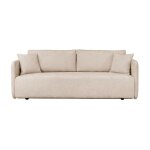 Celsy - canapé 3 places convertible avec coffre en tissu beige Celsy - canapé 3 places convertible avec coffre en tissu beige