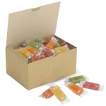 Cemoi assortiment de 100 p�tes de fruits emball�es individuellement 4 saveurs citron orange fraise pomme ...